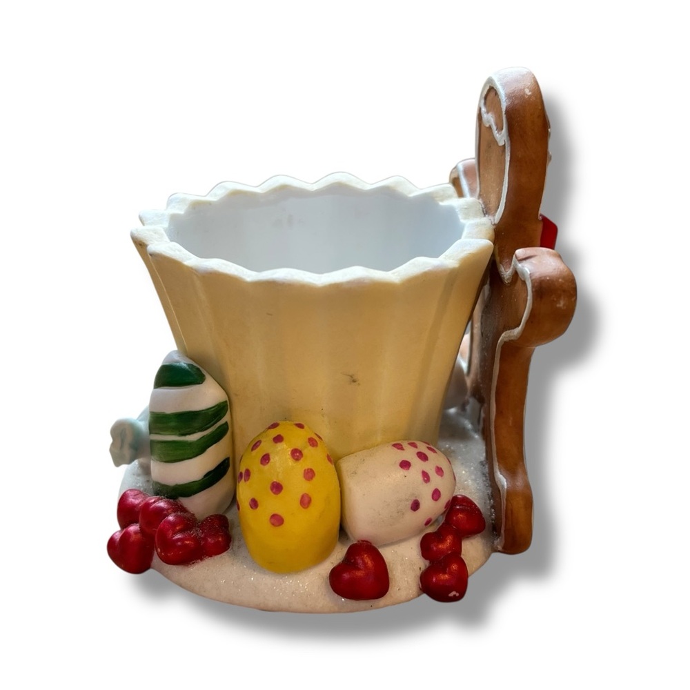 Vintage Gingerbread Man Candle Holder - Picture 2 of 10